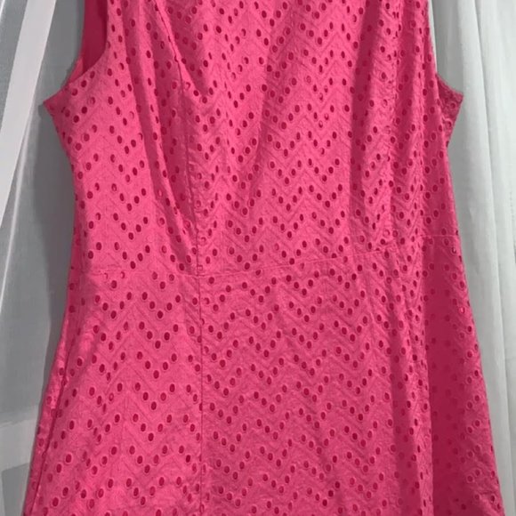 Pink Floral Design Size 14 Dress - Picture 2 of 3